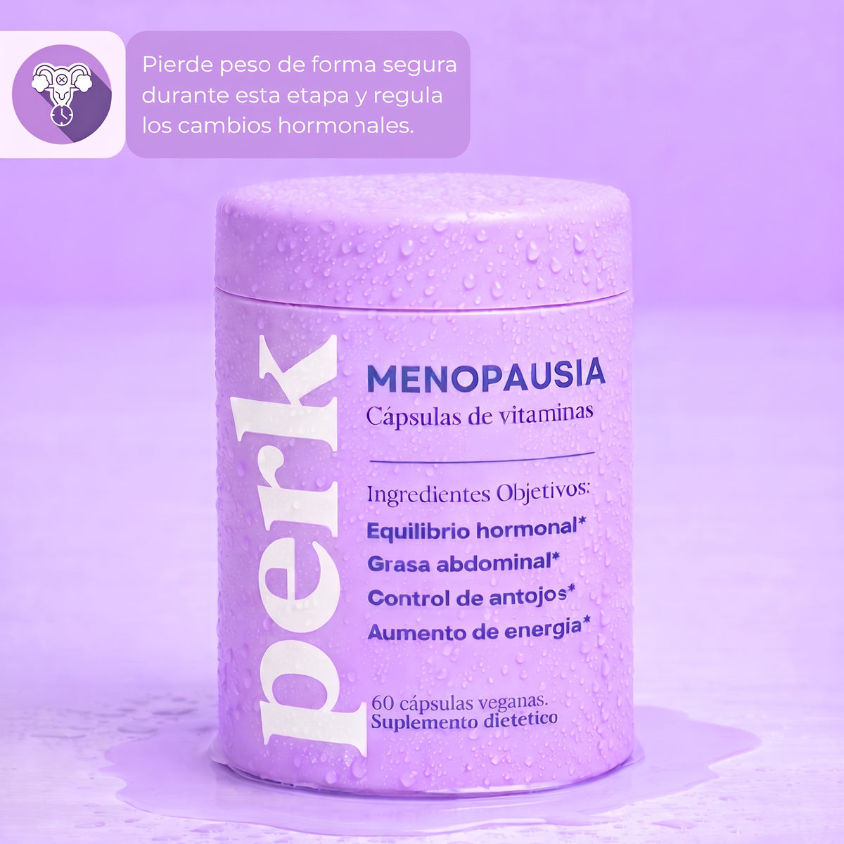 PERK® - Menos panza, menos sofocos, hormonas en equilibrio.