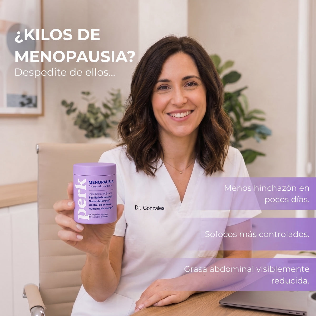 PERK® - Menos panza, menos sofocos, hormonas en equilibrio.